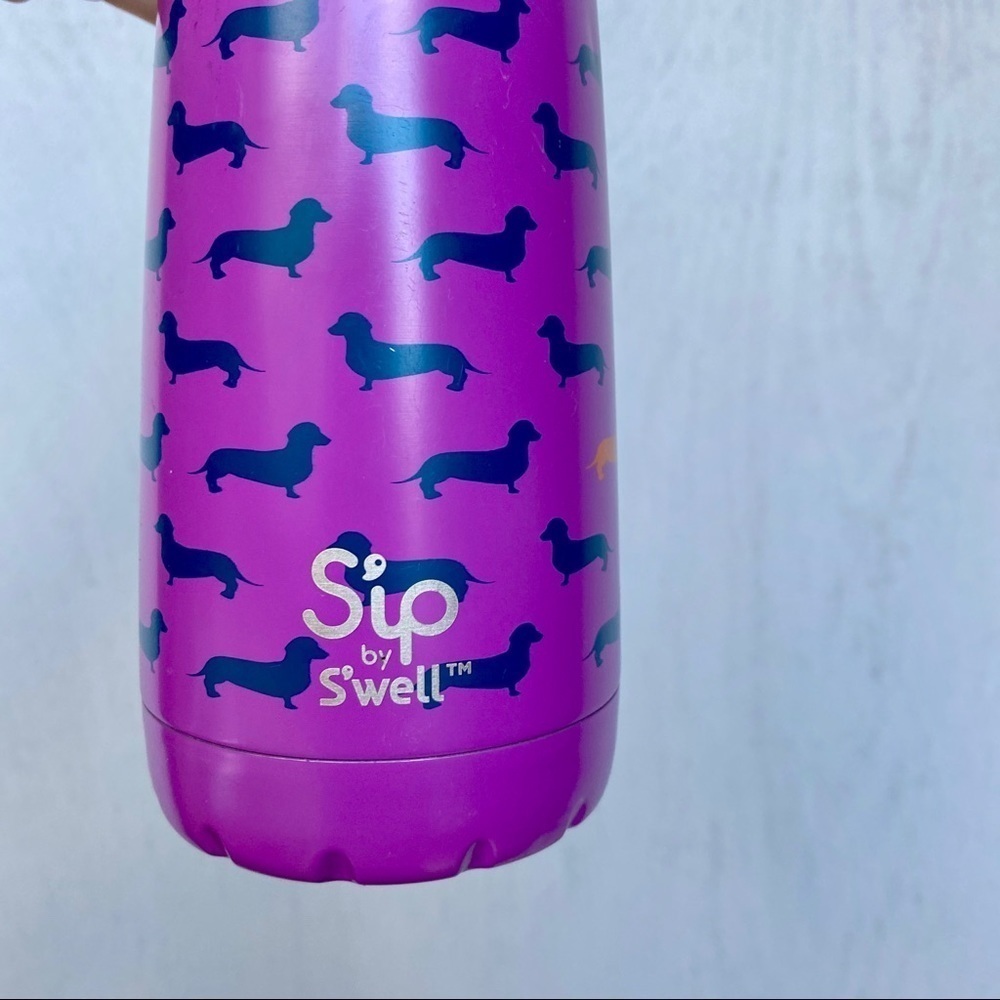 S'well Sip Purple Dachshund Stainless Steel Bottle - Picture 2 of 7